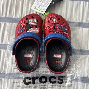 CROCS Marvel Spider-Man Red and Blue Kids Clogs